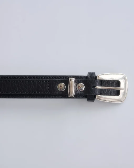 Online Lemaire Minimal Western Belt Black