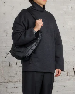 Outlet Lemaire Small Soft Game Bag WR Coated Cotton Ash Black