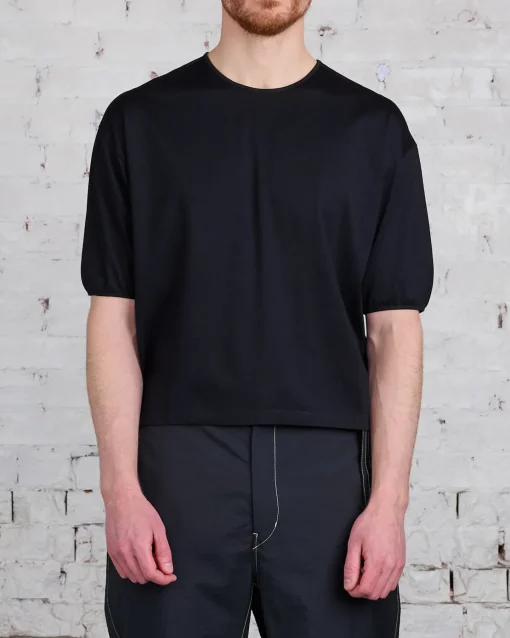 Outlet LEMAIRE SS Relaxed T-Shirt Black
