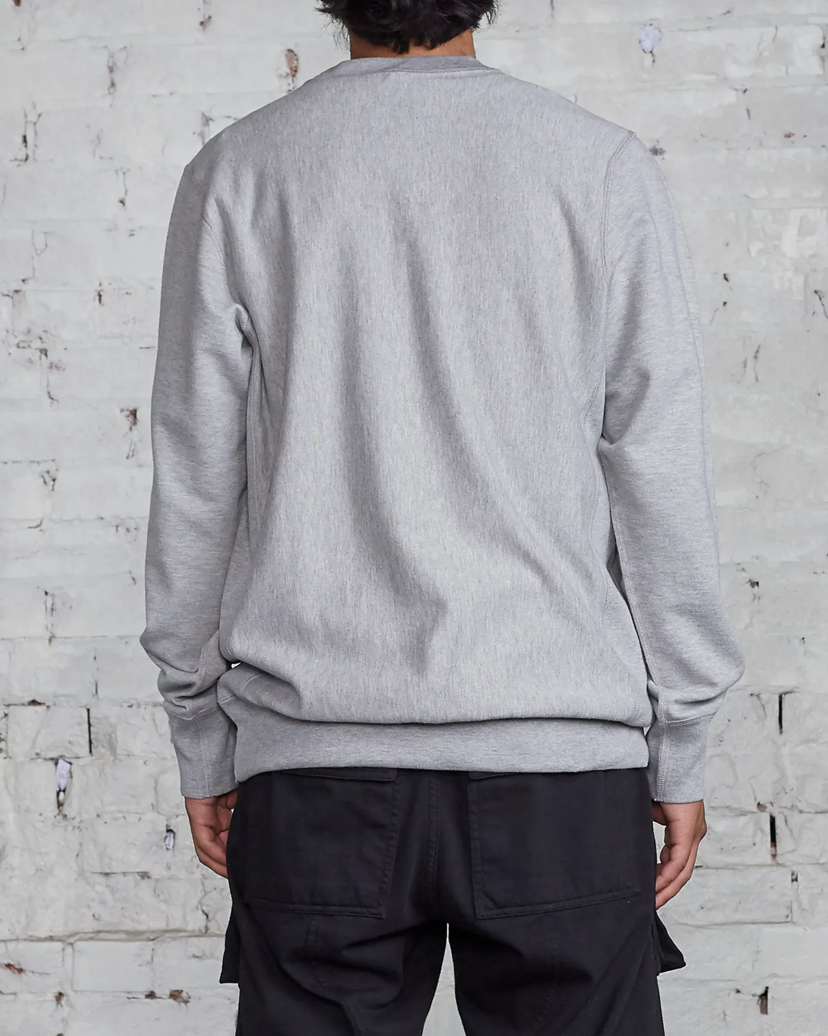 Outlet LESS 17 LESS17 Basis Crew Grey Heather