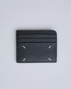 Hot Maison Margiela Card Holder Slim 6CC Wallet Black