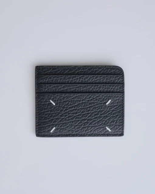 Hot Maison Margiela Card Holder Slim 6CC Wallet Black