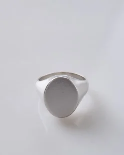 Fashion Maison Margiela Chevalier Signet Ring Silver