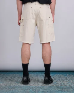 Online Maison Margiela Cotton Canvas Carpenter Short Ecru