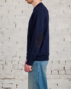 Outlet Maison Margiela Gauge 5 Shetland Sweater Navy