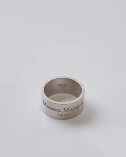 Fashion Maison Margiela Logo Reference 12mm Ring Silver