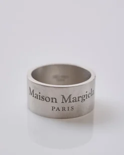 Fashion Maison Margiela Logo Reference 12mm Ring Silver