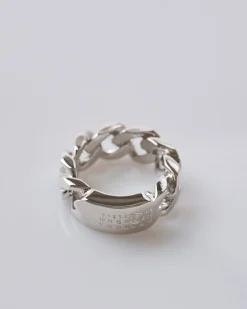 Sale MM6 Maison Margiela Maison Margiela MM6 Chain 3mm Show Ring Palladio