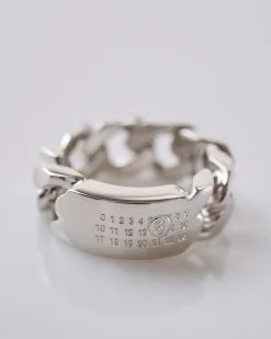 Sale MM6 Maison Margiela Maison Margiela MM6 Chain 3mm Show Ring Palladio