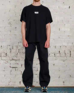 New MM6 Maison Margiela Maison Margiela MM6 Cotton Gabardine Zip Pant Black