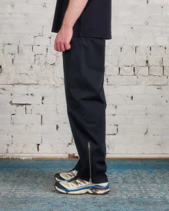 New MM6 Maison Margiela Maison Margiela MM6 Cotton Gabardine Zip Pant Black