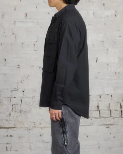 Outlet MM6 Maison Margiela Maison Margiela MM6 Multi-Pocket Shirt Washed Black