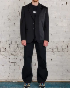 Online MM6 Maison Margiela Maison Margiela MM6 Tailoring Logo Blazer Black