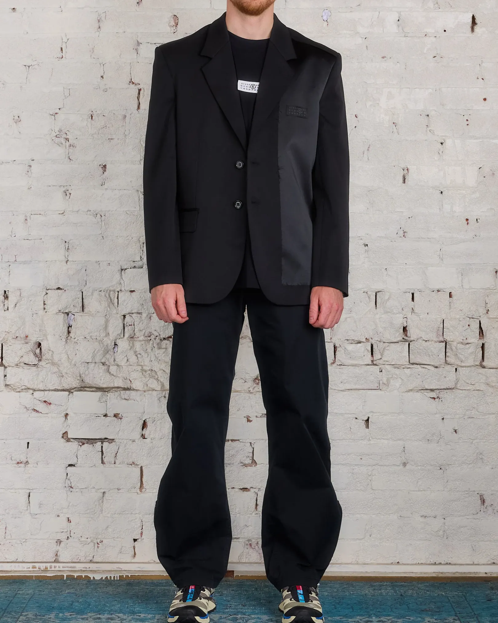Online MM6 Maison Margiela Maison Margiela MM6 Tailoring Logo Blazer Black