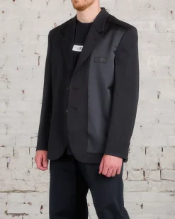 Online MM6 Maison Margiela Maison Margiela MM6 Tailoring Logo Blazer Black