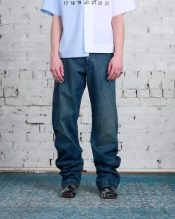 Discount MM6 Maison Margiela Maison Margiela MM6 Zipper Jean Blue