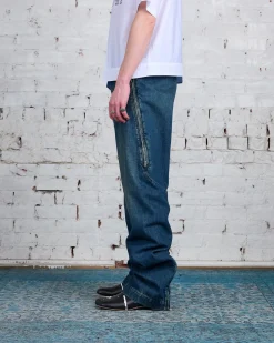 Discount MM6 Maison Margiela Maison Margiela MM6 Zipper Jean Blue