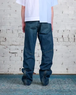 Discount MM6 Maison Margiela Maison Margiela MM6 Zipper Jean Blue