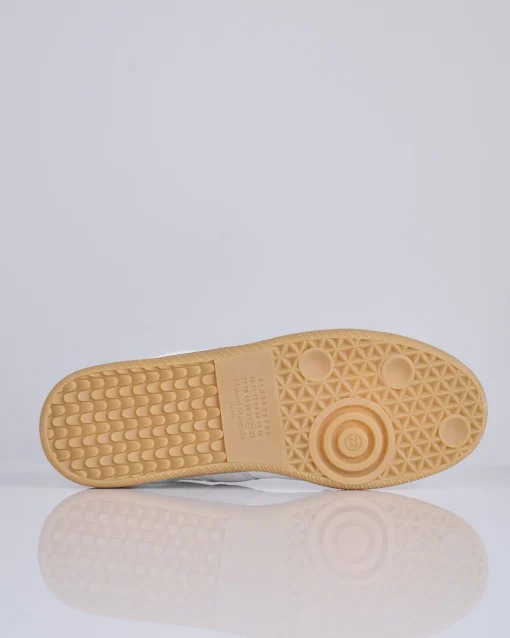 Best Maison Margiela Replica Leather Sneaker Off White