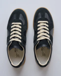 Clearance Maison Margiela Replica Leather Sneaker Black