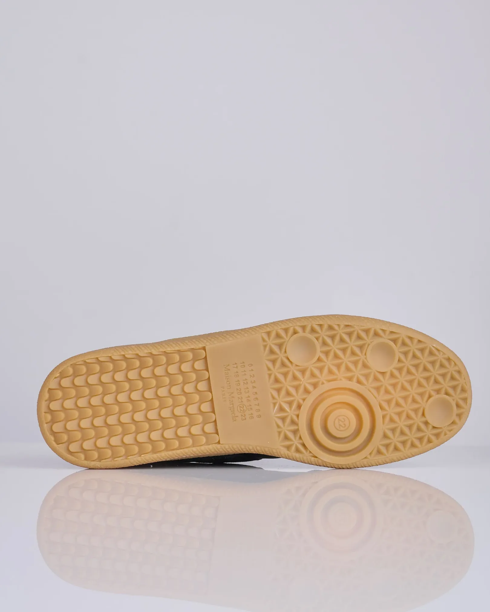 Clearance Maison Margiela Replica Leather Sneaker Black