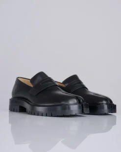 Best Maison Margiela Tabi County Loafer Box Calf Black