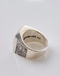 Fashion Maple Buick Ring Silver 925 Tiger Eye