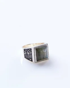 New MAPLE Buick Ring Silver 925 / Labradorite