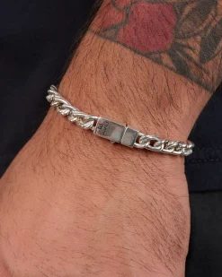 Clearance Maple Double Link Bracelet Silver 925