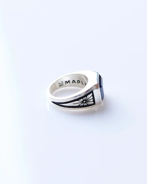 Outlet MAPLE Midnight Slim Ring Silver 925 / Sapphire