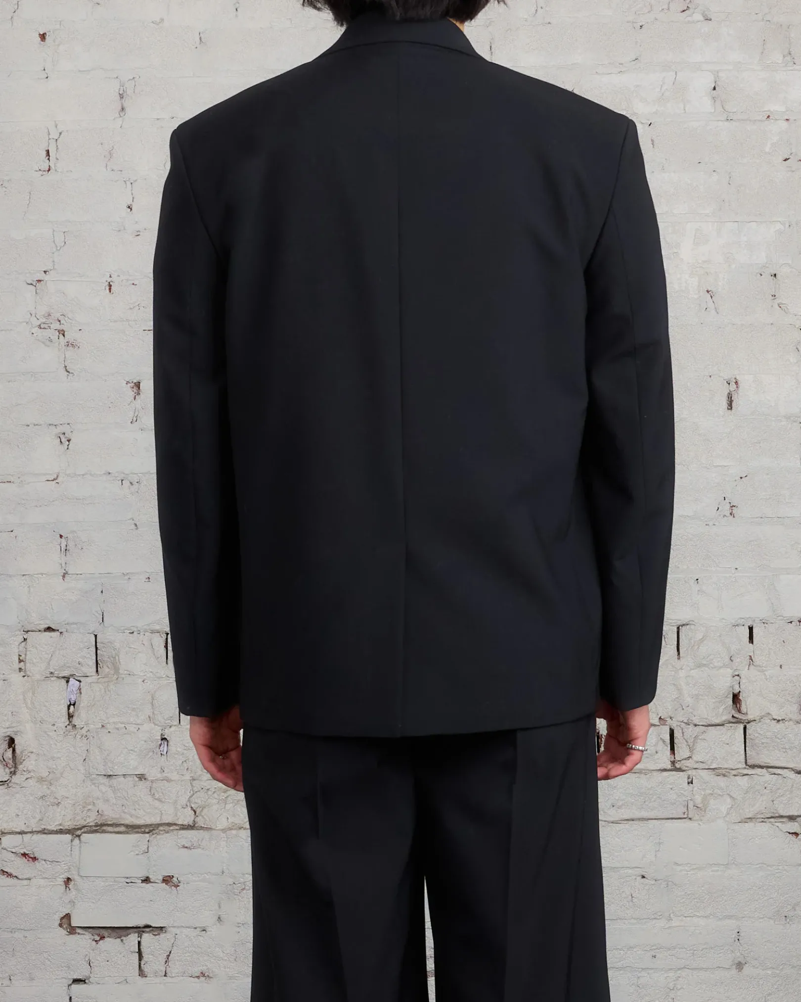 Clearance Marni Light Wool Blend Blazer Black