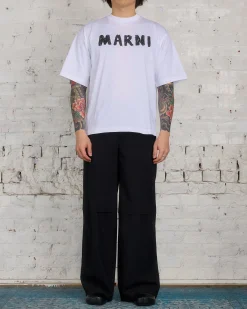 Best Marni Light Wool Blend Straight Fit Pant Black