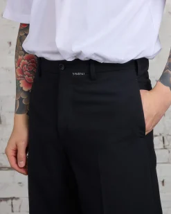 Best Marni Light Wool Blend Straight Fit Pant Black