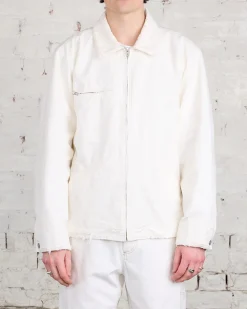 Clearance MM6 Maison Margiela Canvas Sports Jacket Off White