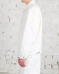 Clearance MM6 Maison Margiela Canvas Sports Jacket Off White