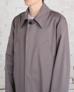 Hot MM6 Maison Margiela Cotton Twill Trench Coat Taupe