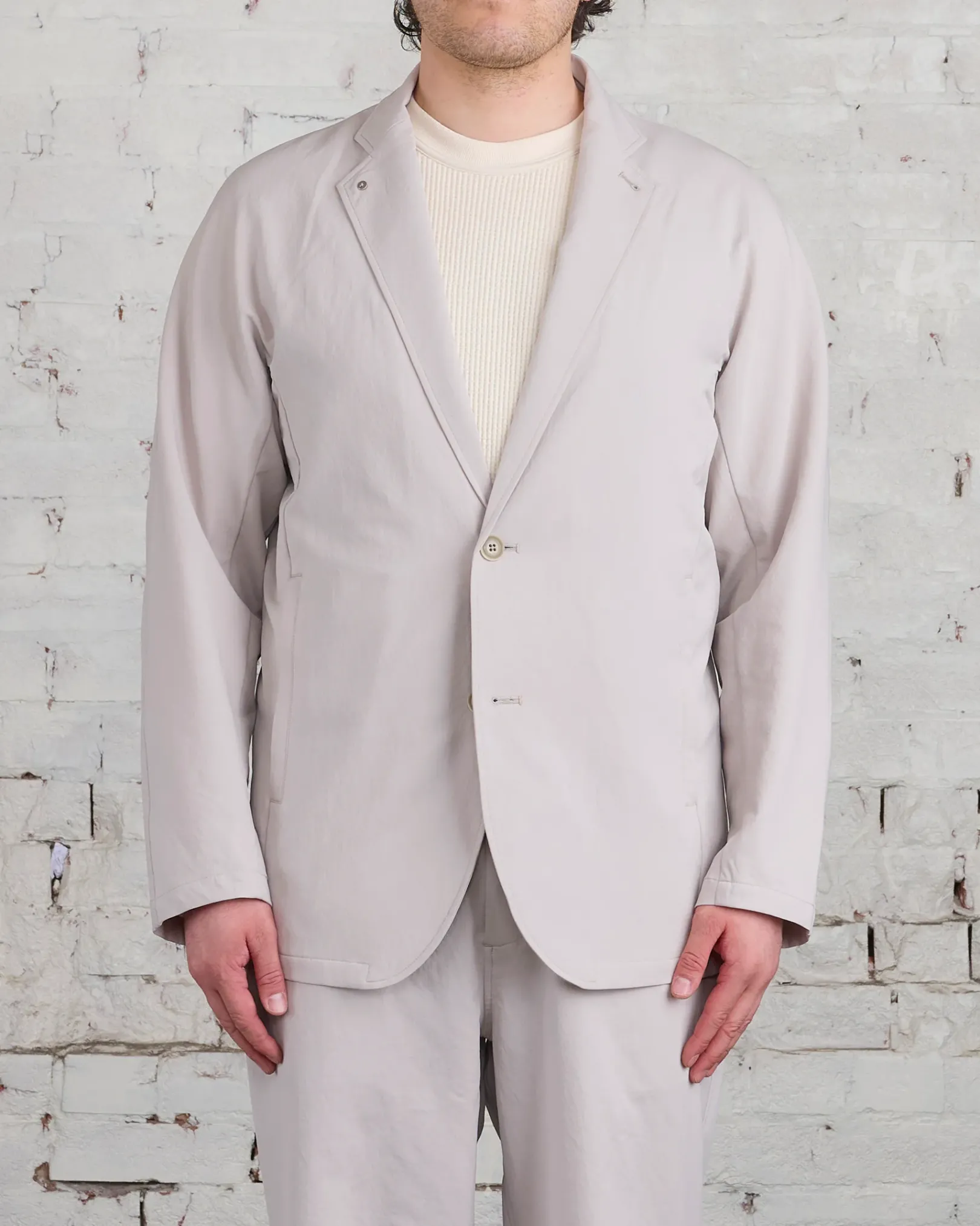 New nanamica Alphadry Club Jacket Pale Grey