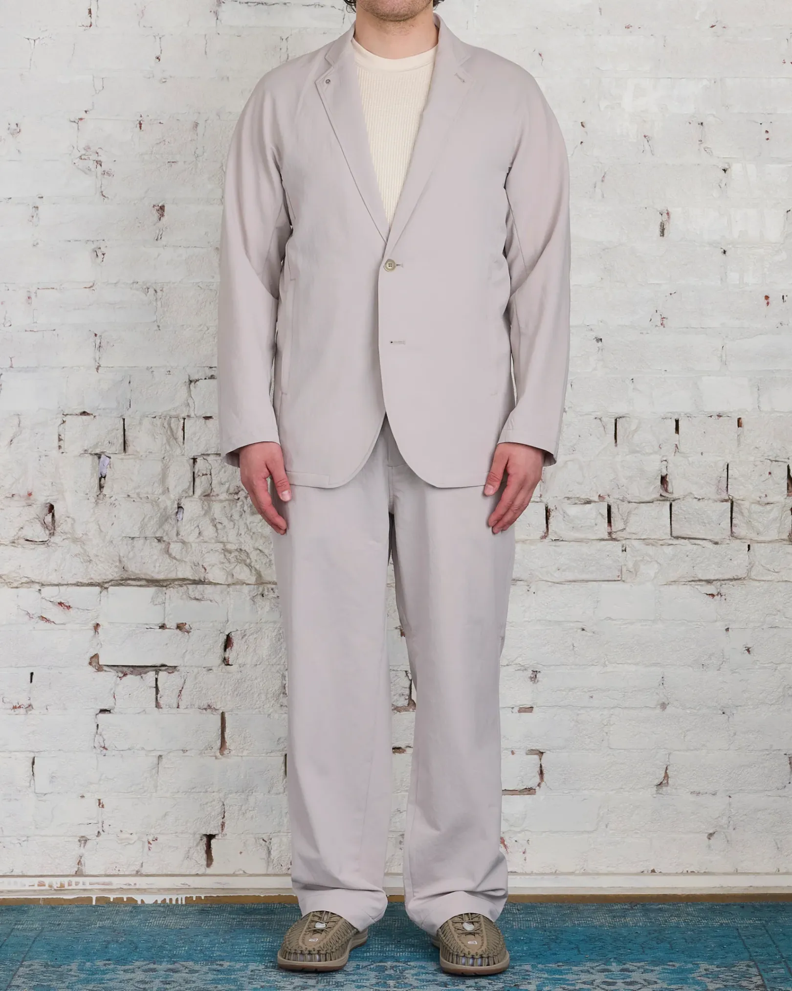 New nanamica Alphadry Club Jacket Pale Grey