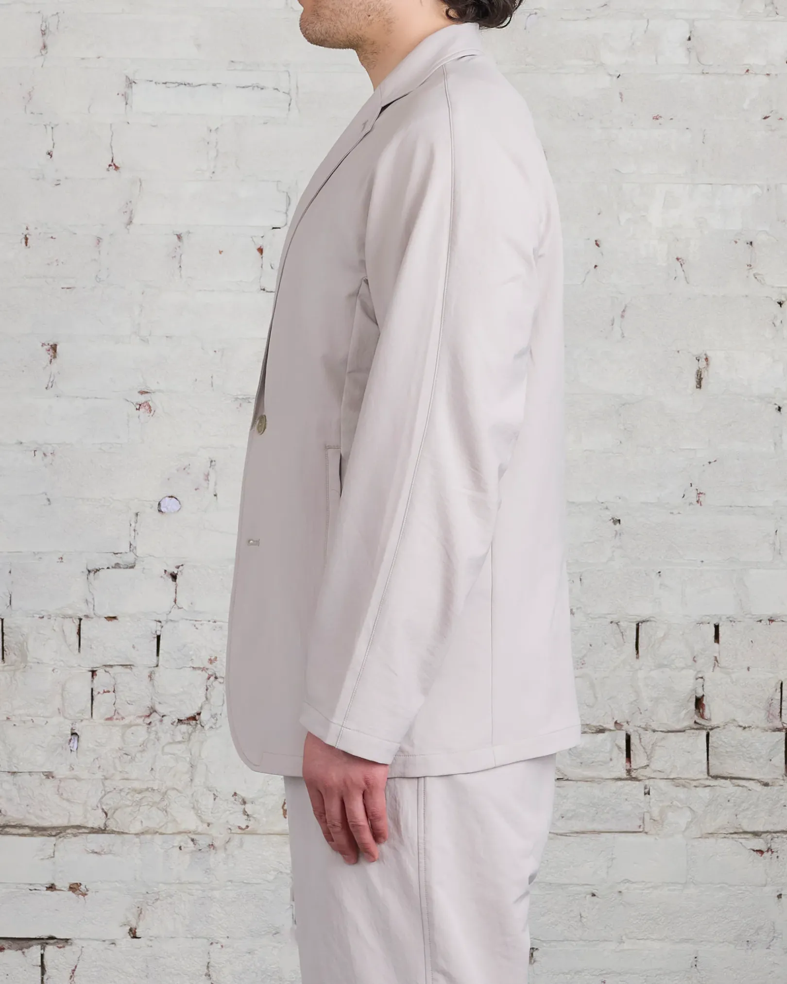 New nanamica Alphadry Club Jacket Pale Grey