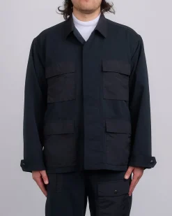 Outlet nanamica Alphadry Utility Cargo Jacket Black