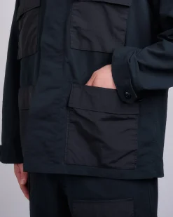 Outlet nanamica Alphadry Utility Cargo Jacket Black