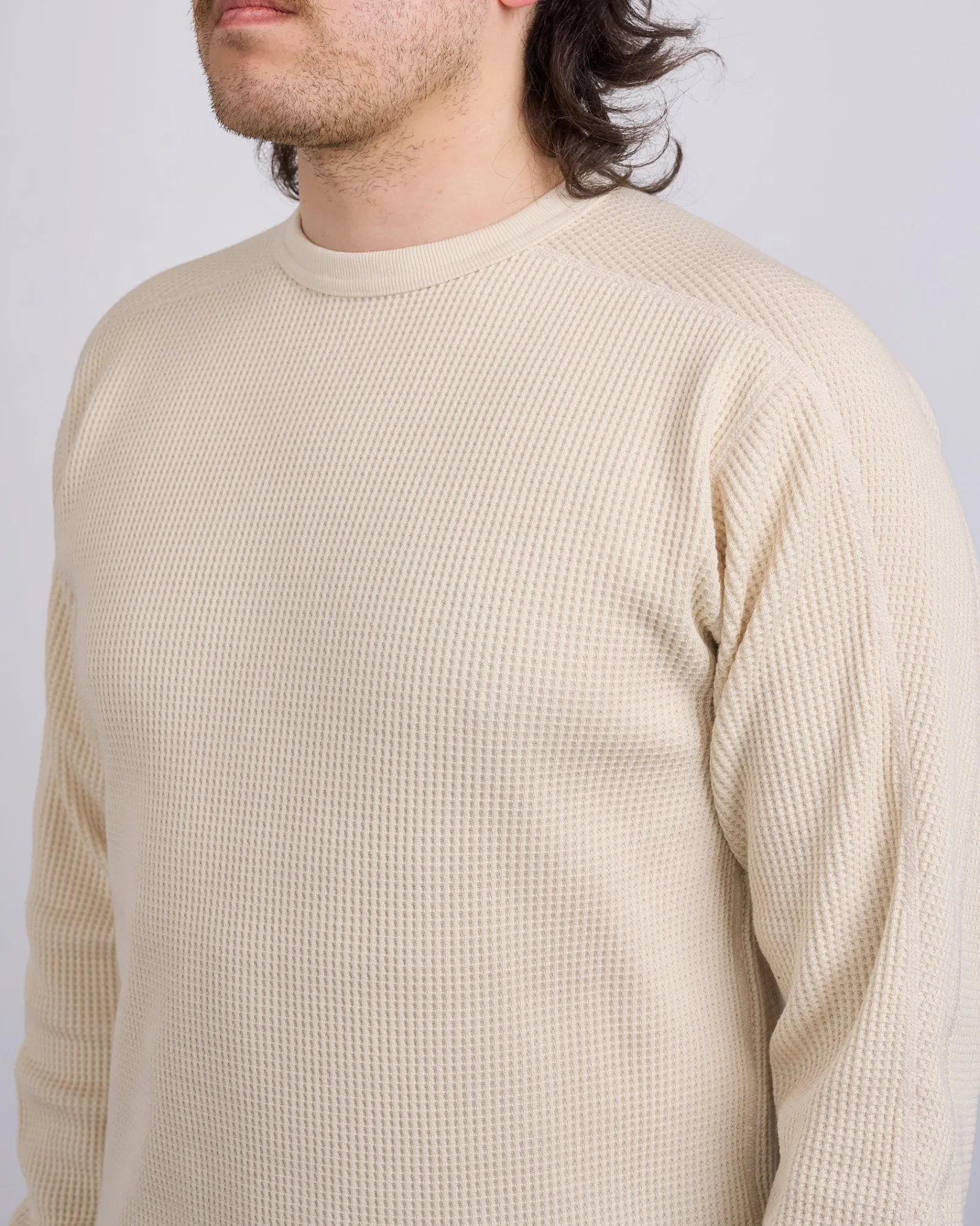 New nanamica Crewneck Thermal Sweatshirt Natural