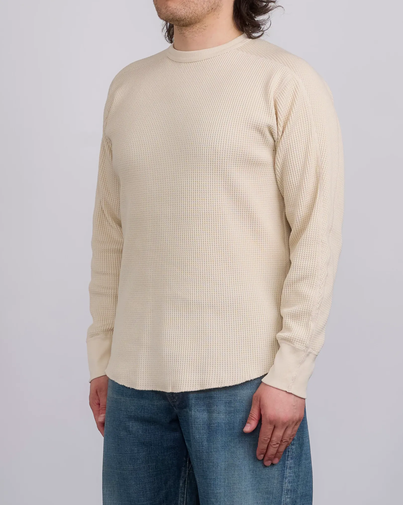 New nanamica Crewneck Thermal Sweatshirt Natural