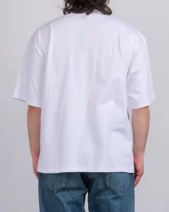 Clearance nanamica Mock Neck Coolmax T-Shirt Off White