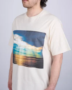 New nanamica OOAL Photo Print T-Shirt Ecru