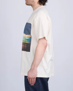 New nanamica OOAL Photo Print T-Shirt Ecru