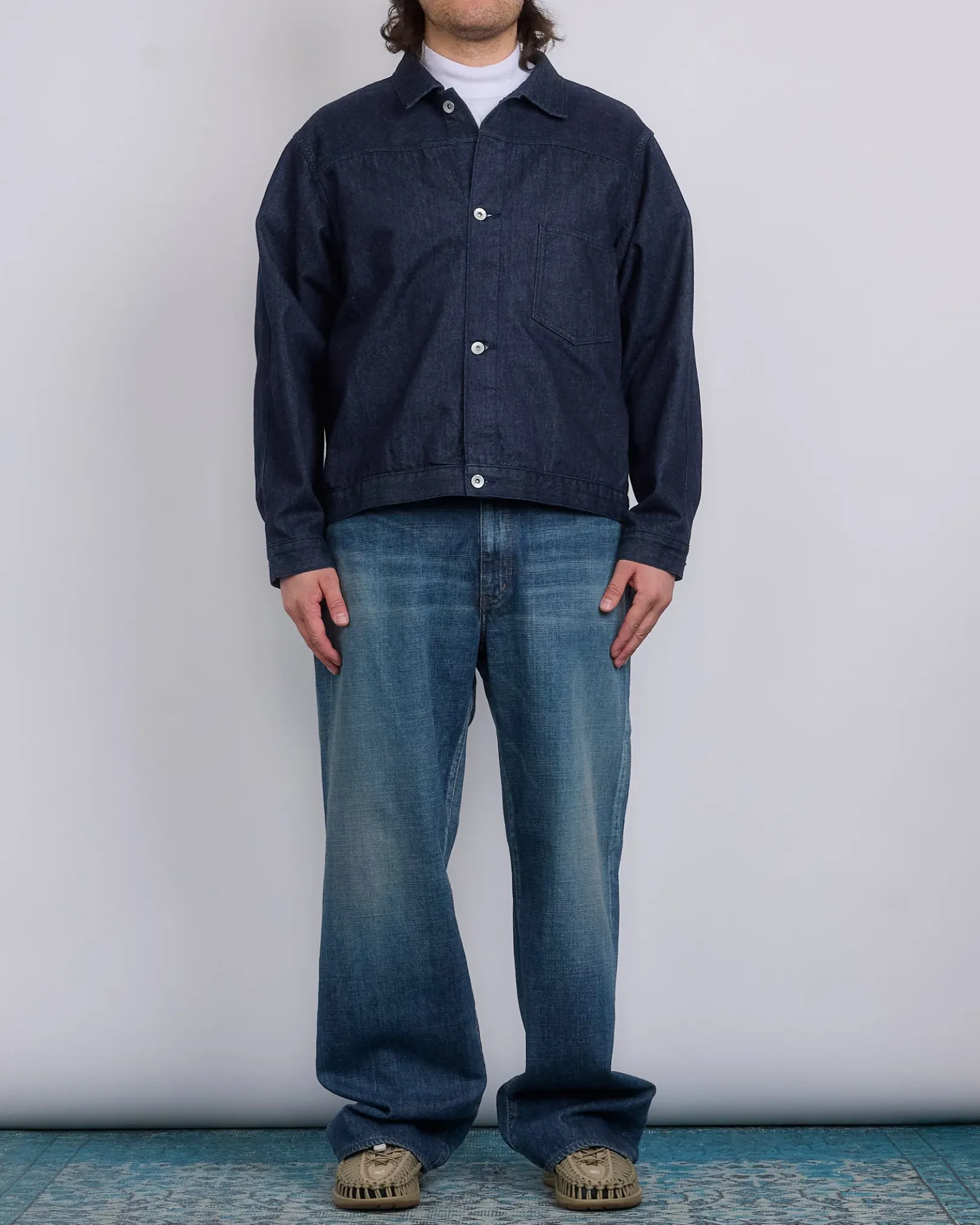 Sale nanamica Selvage Denim Pants Vintage Indigo