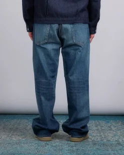 Sale nanamica Selvage Denim Pants Vintage Indigo