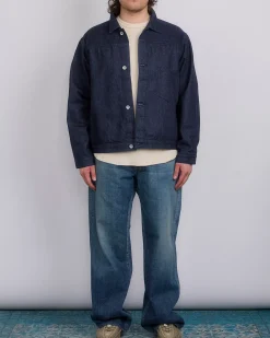 Outlet nanamica Short Denim Slub Yarn Jacket Indigo