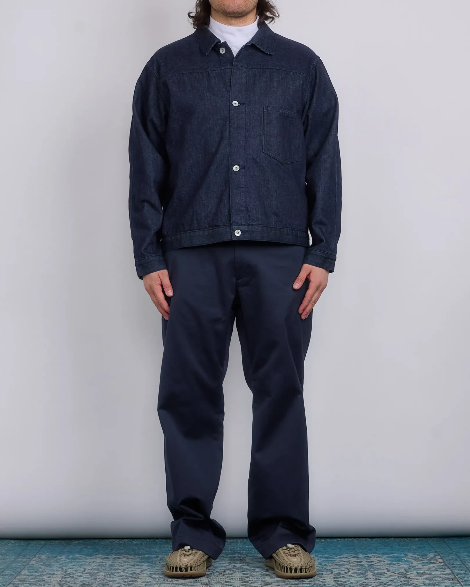 New nanamica Wide Straight CCY Chino Pant Navy